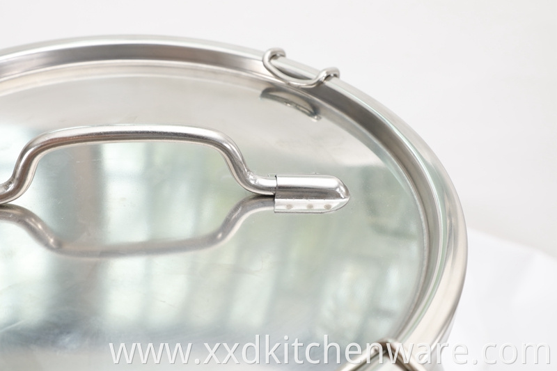 Stainless Steel Milk Bucket With Lid 13